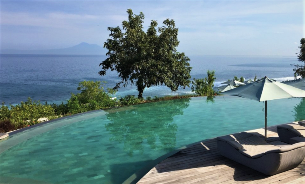 Mooiste hotels Bali met Suarga Padang Padang met uitzicht op zee