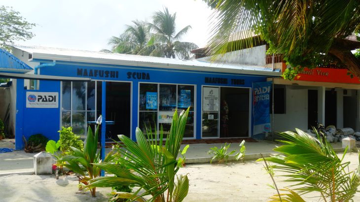 Duikschool op Maafushi in de Malediven
