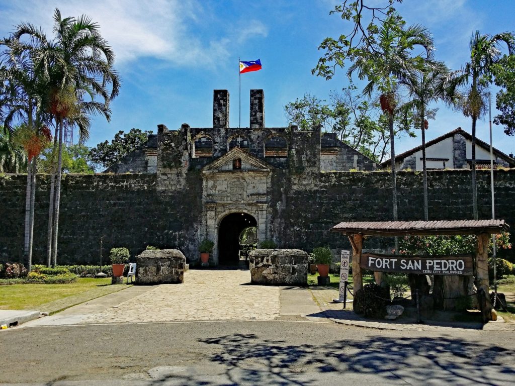 Fort San Pedro in Cebu City in Cebu in de Filipijnen